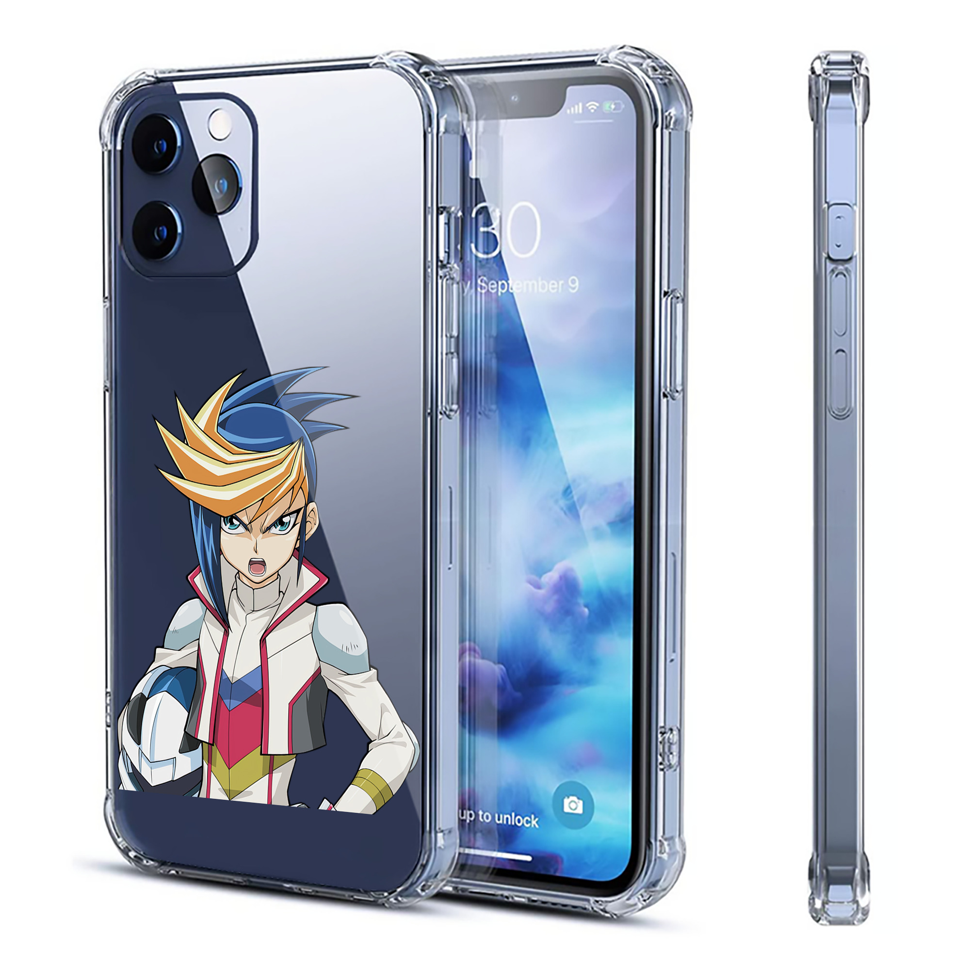 （画像用） 遊☆戯☆王 Yu-Gi-Oh! 【iPhone 12シリーズ対応】透明スマホケース（クリアソフトケース）